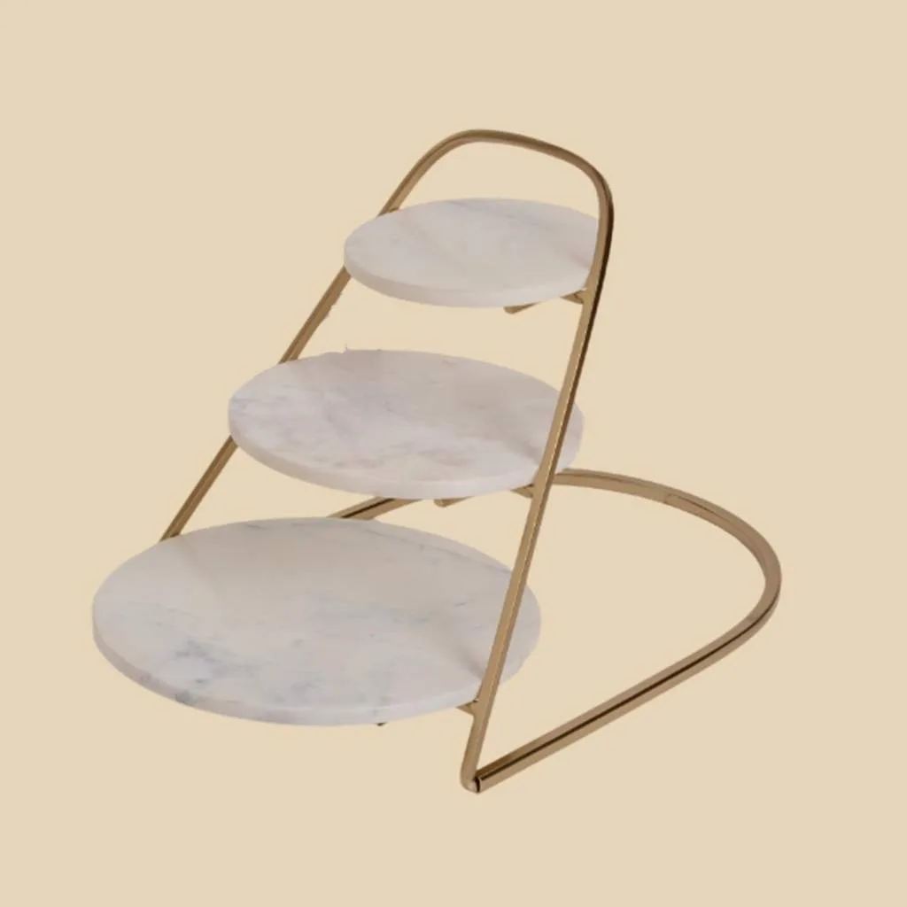 Marble Cake Stand, alternate view