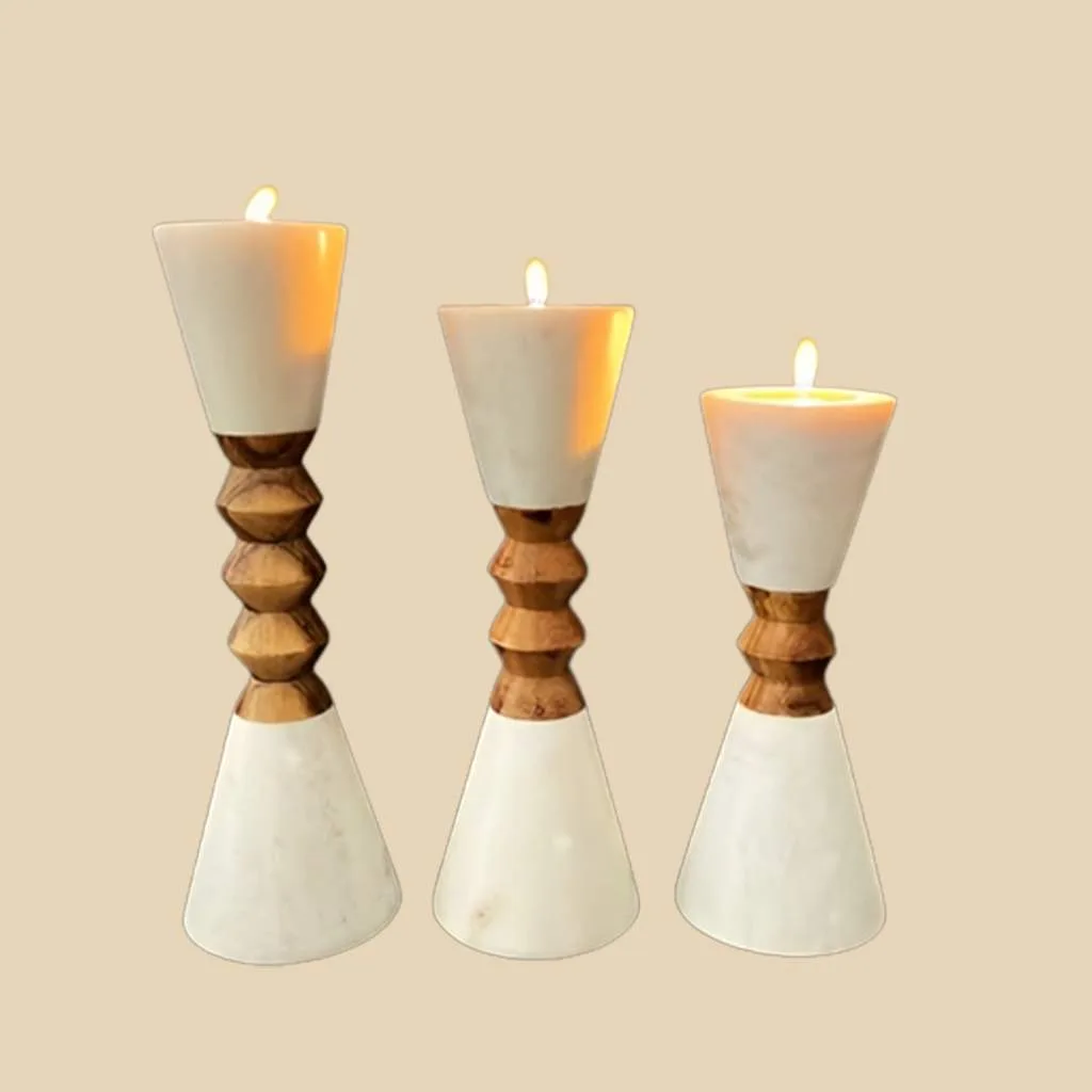 Marble Candle Holder view 3