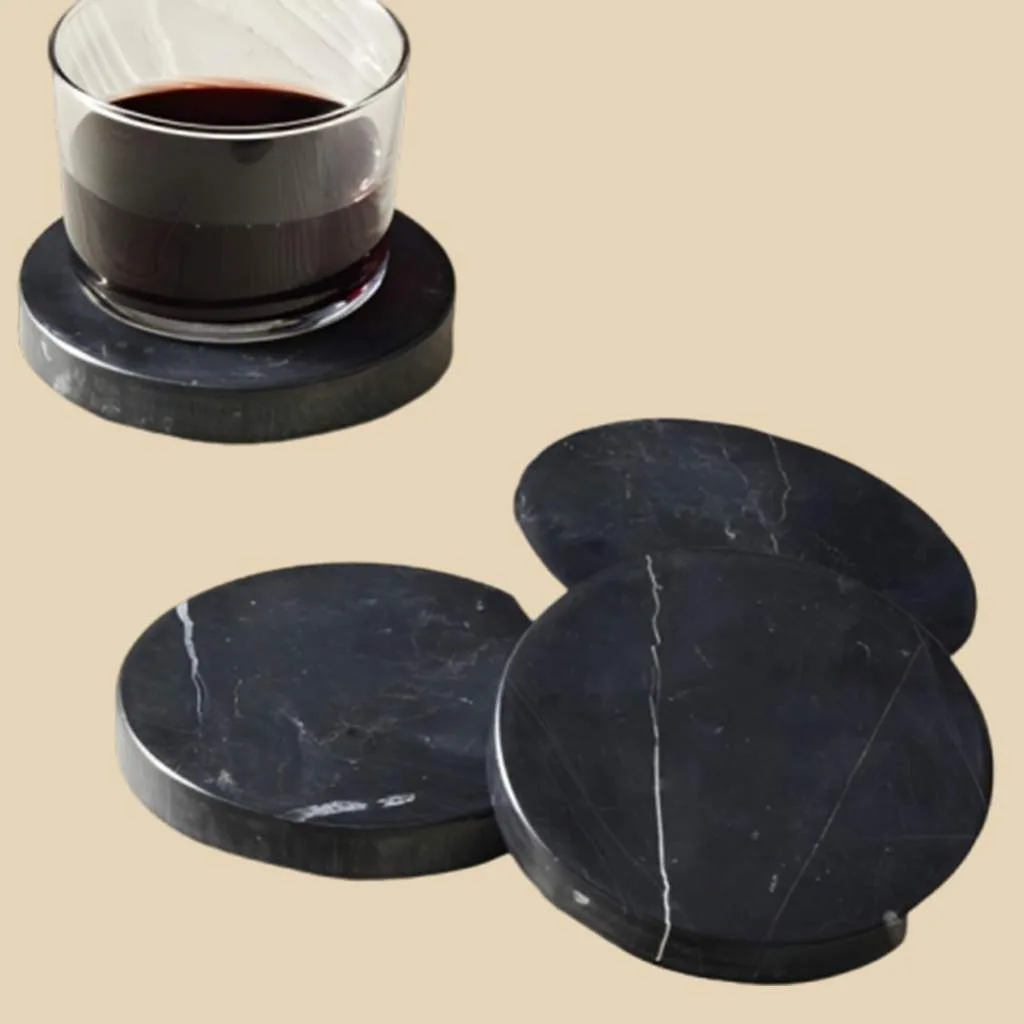 Marble Coaster Set — AK Marble craftsmanship