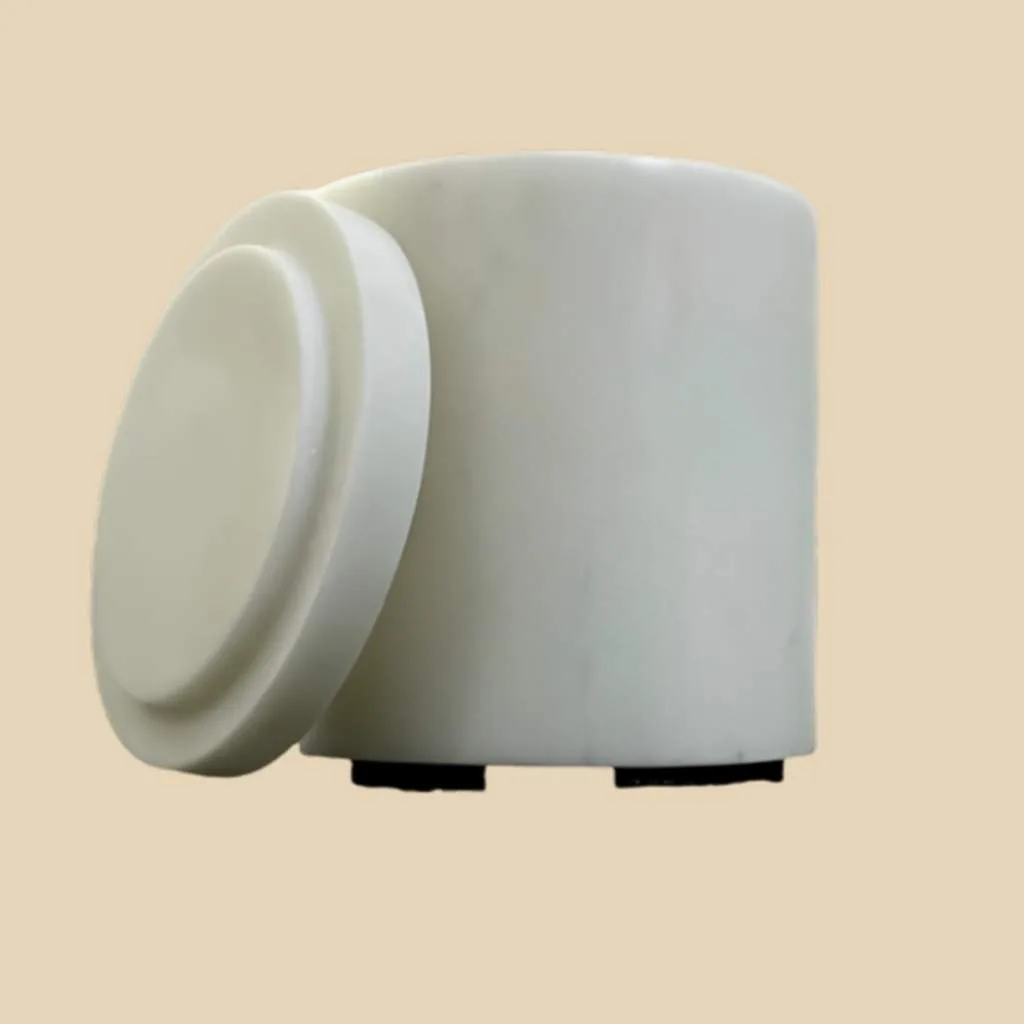 Marble Salt Jar — AK Marble craftsmanship