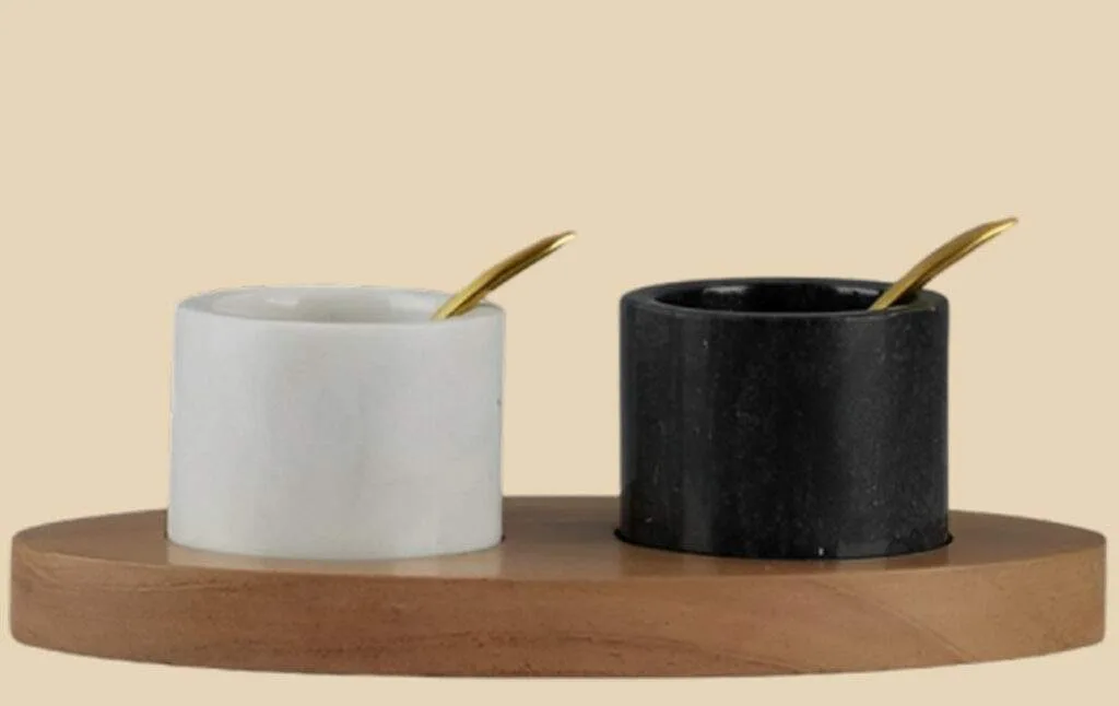 Marble Salt Jar view 5