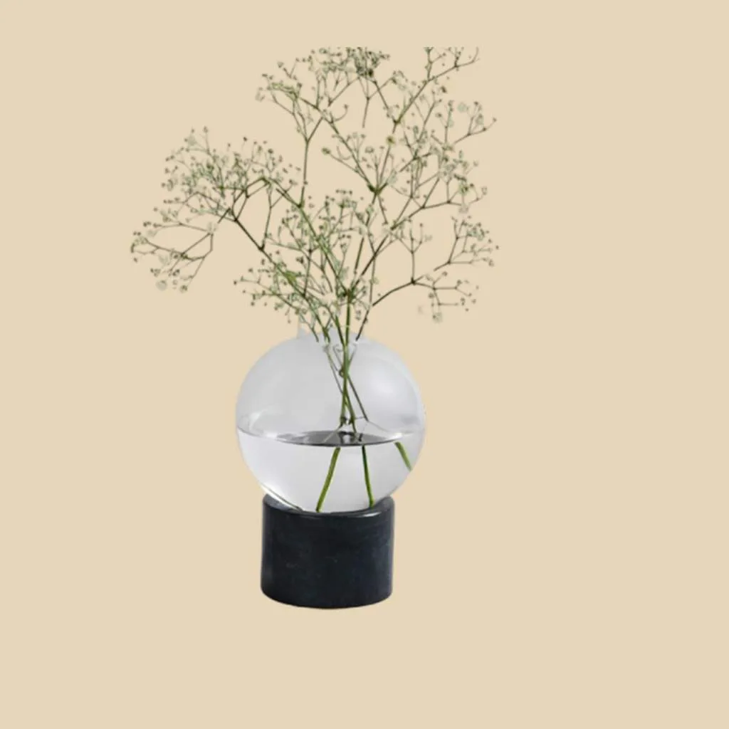 Marble Vase in natural marble — view 1